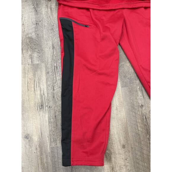 And1 2 Piece Red & Red Zip Up Jacket & Athletic Pants 3XL Deflection Jumpshot - Picture 2 of 9